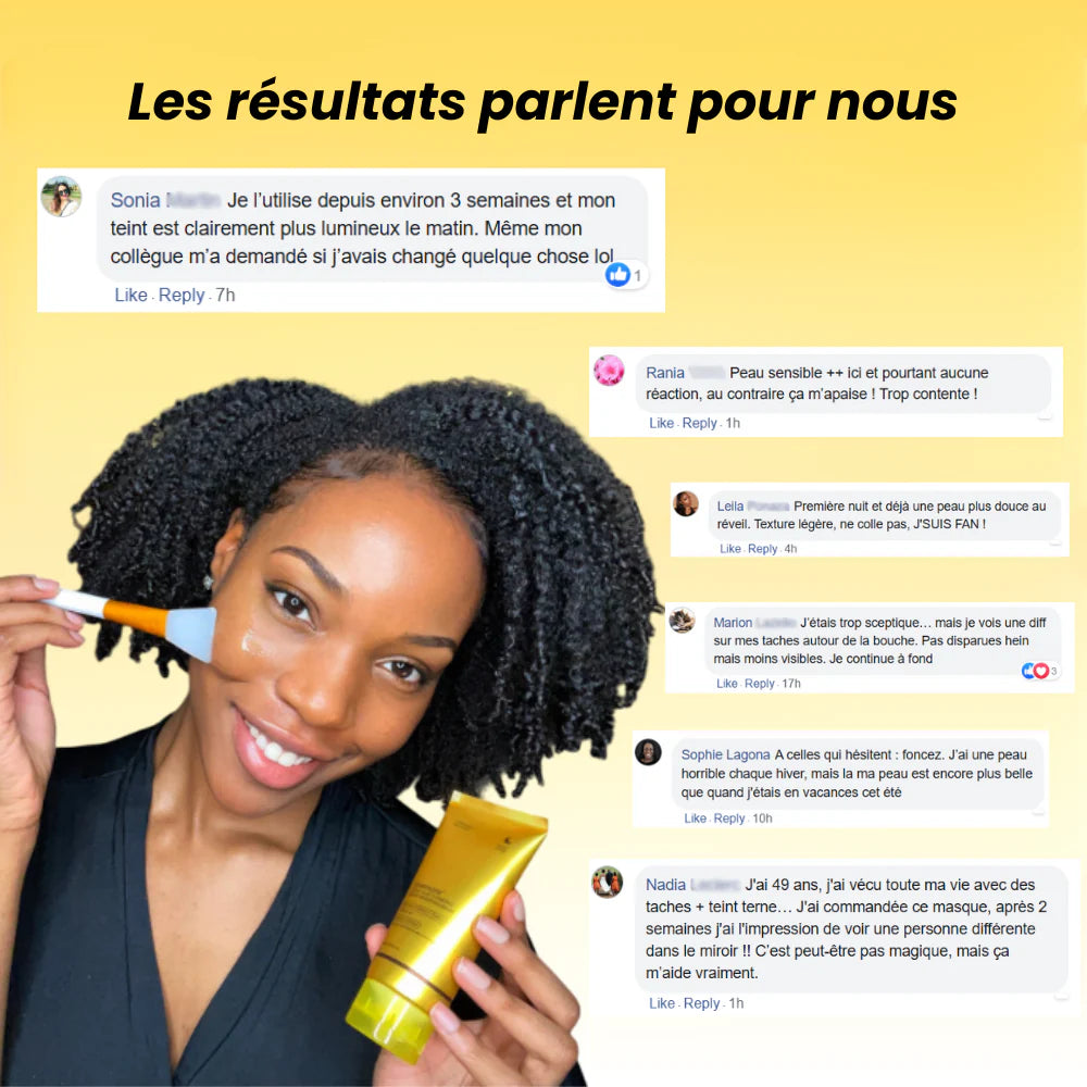 Masque de Nuit – Efface les Taches Brunes & Unifie le Teint